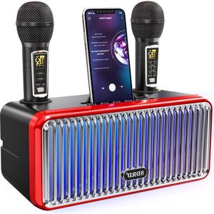 Karaoke Set Voor Volwassenen - Karaoke Set - Karaoke Set Met 2 Microfoons - Karaoke Set Met Draadloze Microfoon - Karaoke Set Draadloos
