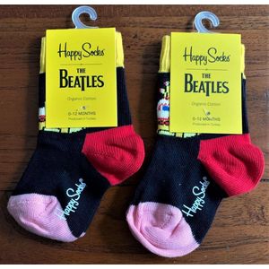 2 paar Happy socks ""The Beatles"" voor kinderen van 0-12 maanden