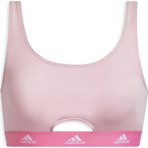 Adidas Sport Scoop Bralette Dames Beha - roze - Maat M