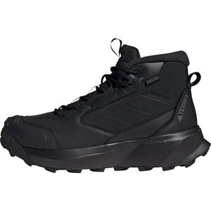 adidas TERREX Terrex Winter Leather Mid Cut RAIN.RDY COLD.RDY Boots - Unisex - Zwart- 47 1/3