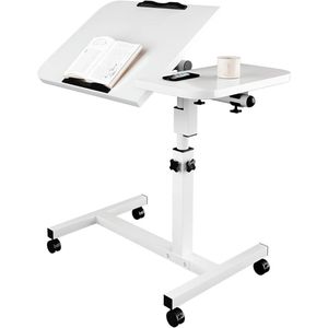 CLGP® Laptoptafel op Wielen - Bedtafeltje - Bijzettafel