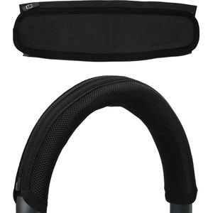 kwmobile cover voor hoofdband koptelefoon geschikt voor Sony ULT WEAR - Hoofdtelefoon band hoes met rits - Van nylon in zwart