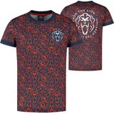 Orange Lion - Sportshirt - Navy - Unleash The Lion