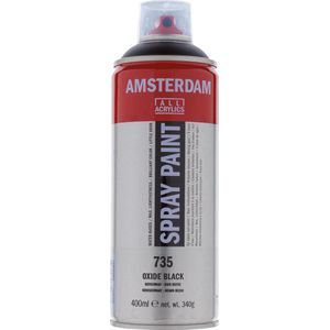 Spraypaint - 735 Oxydzwart - Amsterdam - 400 ml