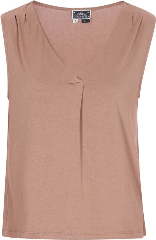 DreiMaster - Everyday Fashion - Top - Donkerbeige