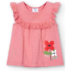Boboli 228091 Mouwloos T-shirt Roze 9 Months Meisjes