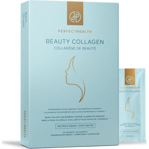 Perfect Health - Collageen Poeder - Anti Rimpel - Soepele en Gladde Huid - Hyaluronzuur Viscollageen Peptiden - Neutrale Smaak - 30 Zakjes van 6gr