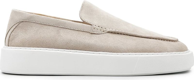 Dutch'D ® Loafers - Instapper - Zand Beige - Luxe - Sportief - Suede leer - Atmos - Maat 39