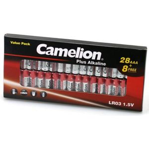 AAA batterij (potlood) Camelion Plus LR03 Alkaline 1.5 V 36 stuk(s)