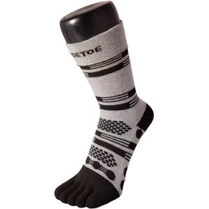TOETOE Sports Ankle Teensokken - Zwart/Grijs - 44-47