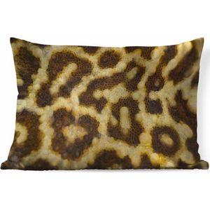Sierkussens - Kussen - Close-up van luipaard patronen - 60x40 cm - Kussen van katoen