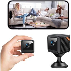 Gsedaox-Spy Camera-Verborgen Camera-Nachtzicht-Beveiligingscamera-1080P Full HD-Draadloos-Zwart