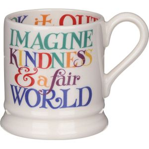Emma Bridgewater Mug 1/2 Pint Rainbow Toast Kindness & A Fair World