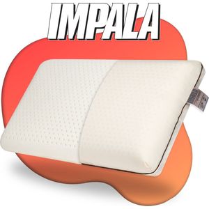 Impala Latex original - 100% Natuurlijk - Ondersteunend, Ademend Orthopedisch kussen - Medium kussen - Als beste getest - 40x70