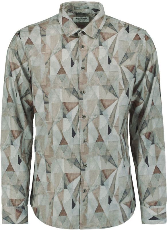 No Excess - 29430923 - Overhemd - Taupe