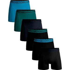 Muchachomalo Heren Boxershorts - 6 Pack - Maat L - 95% Katoen - Mannen Onderbroeken