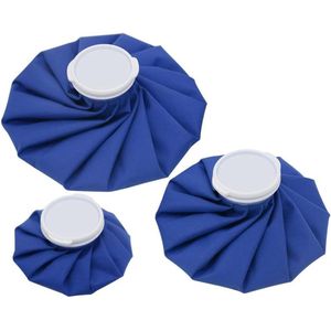 Allecto plus - Herbruikbare ijszakken, EHBO-therapie voor sportblessures, pijnverlichting - blauw - 3 stuks