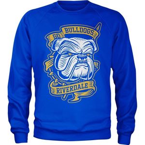 Riverdale Go Bulldogs Sweatshirt Blue-S