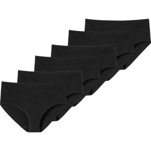 Schiesser Dames midi slip 6 pack 95/5 organic cotton