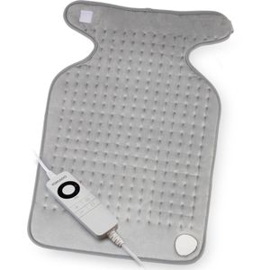 Tomado THP0603G - Elektrisch warmtekussen - 60 x 40 cm - Geschikt voor nek, schouders en rug - Grijs