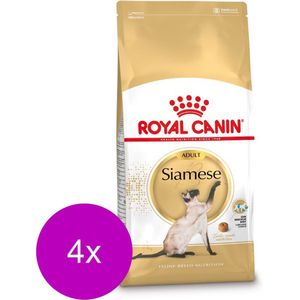 Royal Canin Siamese Adult - Kattenvoer - 4 x 4 kg