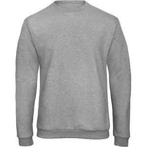 Sweater 'ID.202' met ronde hals B&C Collectie maat XL Heather Grey