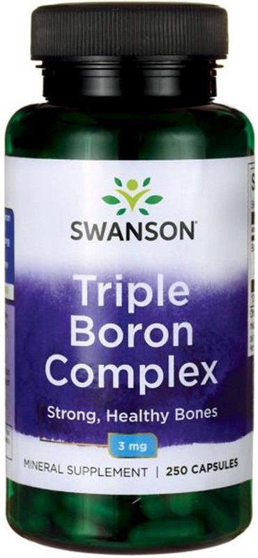 Swanson - Triple Boron Complex - 3 mg - 250 Capsules