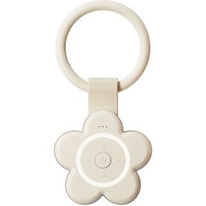 Baby White Noise - Witte ruis toestel – Nachtlamp, Muziek & Timer voor Rustige Nachten! - Beige