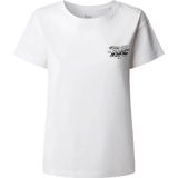 Pepe Jeans Baithiara T-shirt Met Korte Mouwen Wit L Vrouw