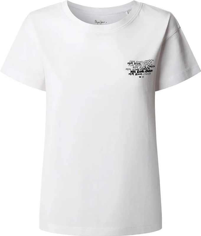 Pepe Jeans Baithiara T-shirt Met Korte Mouwen Wit L Vrouw