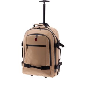 Gladiator Polar Handbagage Laptop Rugzak Trolley - 55 cm - 14 inch - Beige