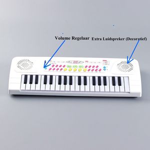 OodBlue Piano Keyboard - 37 Toetsen - Draagbaar & Multifunctioneel - Voor Kinderen