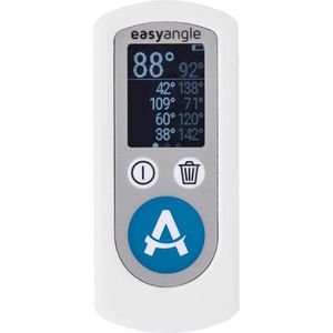 Meloq EasyAngle - Digitale goniometer - all-in-one hoekmeter, inclinometer en scoliosemeter - Voor Fysiotherapie