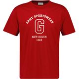 Gant Graphic 2003310 T-shirt Met Korte Mouwen Rood M Man