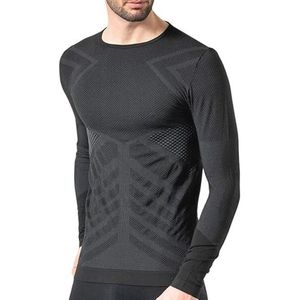 Thermo-shirt voor heren met lange mouwen, ademend en isolerend, ideaal voor koude temperaturen