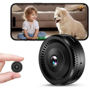 1080P HD - Bewakingscamera Binnenhuis - Nachtzicht en Bewegingsdetectie - Mini Camera - App Bediening
