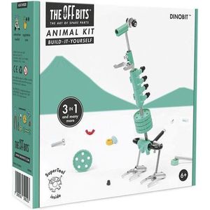 The Offbits Bouwpakket Animal Kit Dinobit 62-delig Groen