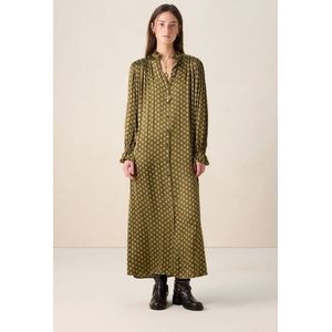 Sissy-Boy - Maxi Jurk - Donkergroen - Met Print