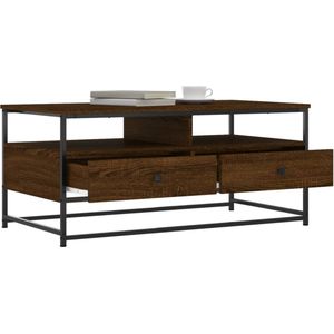 vidaXL-Salontafel-100x51x45-cm-bewerkt-hout-bruin-eikenkleur