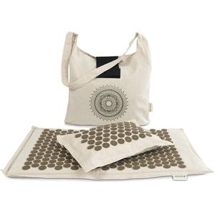 Acupressuurmat met Kussen - Spijkermat voor Ontspanning en Pijnverlichting - Ideaal voor Rug, Nek en Schouders