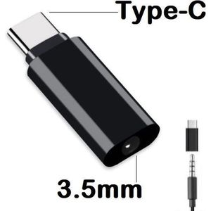3.5mm Jack Koptelefoon Kabel naar Type-C  USB C naar 3.5 Mm AUX Hoofdtelefoon Adapter voor Huawei Mate 20 lite P20 Pro Htc voor Xiao mi mi zwart