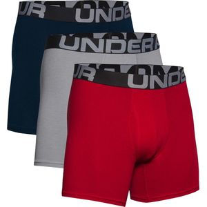 Under Armour UA Charged Cotton 6in 3 Pack Heren Sportonderbroek - Maat S