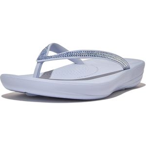 FitFlop Iqushion Ombre Sparkle Flip-Flops BLAUW - Maat 36