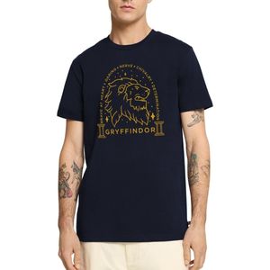 Harry Potter Griffoendor Lineart Premium T Shirt Heren