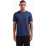 EA7 Emporio Armani - 6DPT10-PJTMZ - T-shirt - Blauw - Korte Mouwen
