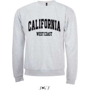 Sweatshirt 2-185 California Westcoast - Lgrijs, xxL