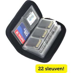 Garpex® SD Kaart Houder - 22 Kaarten - Geheugenkaart Organizer