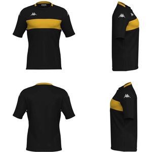 Kappa - Diago - T-shirt - Zwart - Korte Mouwen - 10 Years