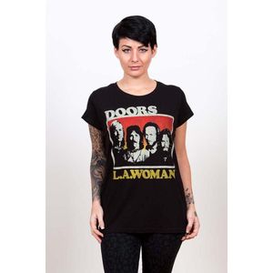 The Doors - LA Woman Dames T-shirt - S - Zwart