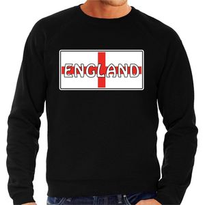 Engeland / England landen sweater zwart heren - Engeland landen sweater / kleding - EK / WK / Olympische spelen outfit L